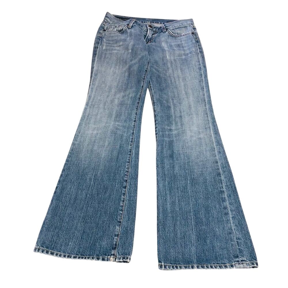 Citizens of Humanity #001 Kelly Low Waist Boot Cut Jeans Y2K Street Style - Picture 12 of 15